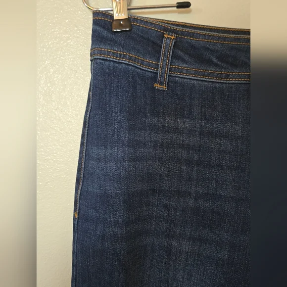 Oat | High Rise Wide Leg Raw Hem Jeans Size 6/28 - Picture 5 of 9